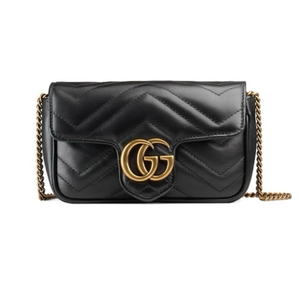 GG Marmont matelassé leather super mini bag